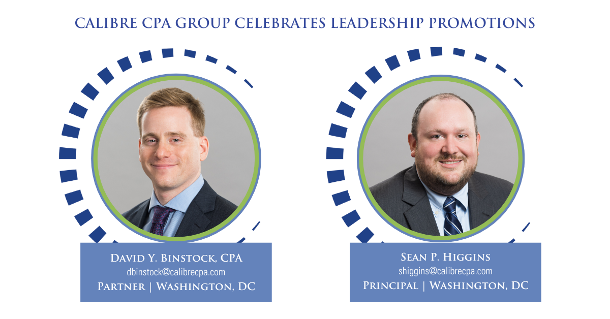 Calibre CPA Group Celebrates Leadership Promotions