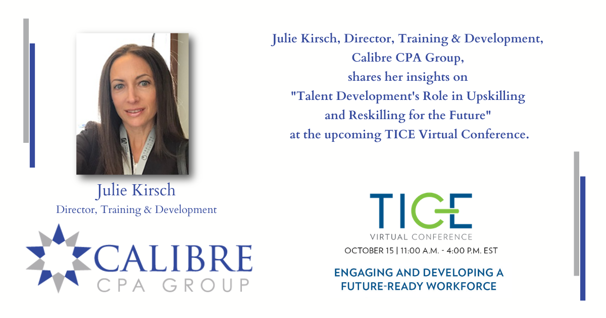 alibre CPA Group’s Julie Kirsch Speaking at TICE Virtual Conference October 15