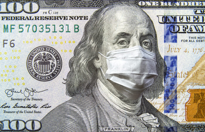 Covid-19 Coronavirus In Usa, 100 Dollar Money Bill With Face Mas Calibre CPA Group | COVID-19 Tax Article